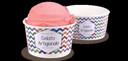 GELATERIA Coppette in Cartoncino Multicolor ARTICOLO MODELLO CAPACITA DIMENSIONI CONF. 26776 C100-8 B 100 cc. Ø 7,5 - h. 4,1 cm. 1.000 pz.