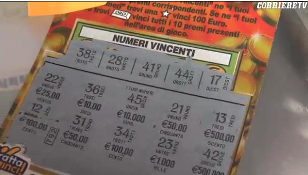 Quasi vincita Una combinazione perdente, eppure: tra i numeri vincenti c è 41 e tra i tuoi numeri c è 42 con un premio da 500.000 euro Ci da l illusione di aver quasi vinto.