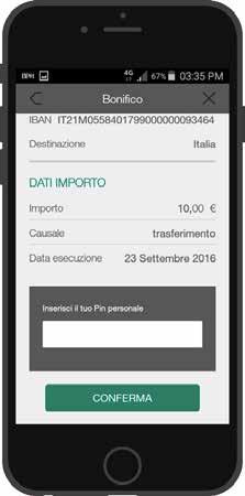 pagina web «usa Genera codice token»; MARIO ROSSI apri l App sul tuo smartphone e vai alla funzione veloce