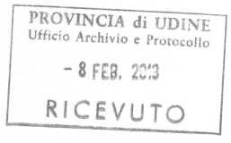 SCHEMA DI COMUNICAZIONE AI SENSI DEGLI ARTT. 214 E 216 DEL D.LGS. 152/2006 Spett.le Provincia di Udine Direzione d Area Ambiente Servizio Gestione Rifiuti Piazza Patriacato, 3 33100 Udine OGGETTO: D.