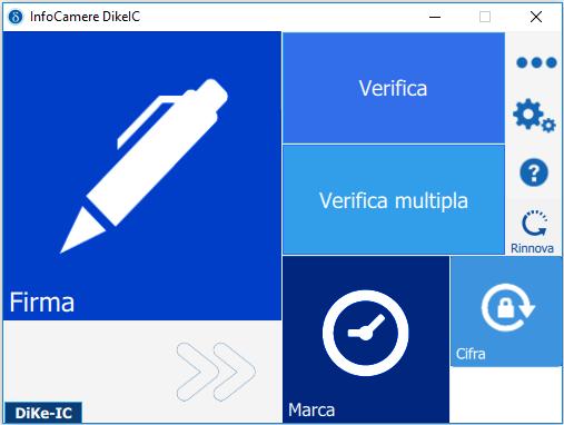 5 Verifica DikeIC 2.0 Manuale utente DikeIC, oltre alla firma e alla marcatura di documenti, permette anche la loro verifica.