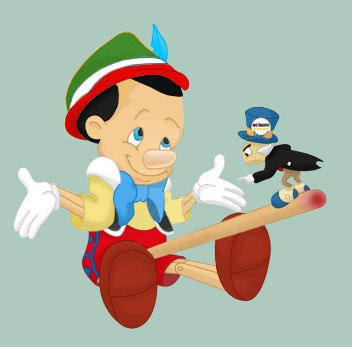 34. Che genere (what kind) di grillo conosce Pinocchio? Un grillo parlante. Il grillo che conosce Pinocchio è un grillo parlante. 35.