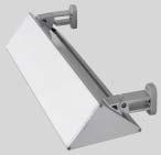 Midi-Maxi: 1 bracket only. Supermaxi: 2 brackets. separately. PALO NGOLO NGLE POST DESCRIZIO / DESCRIPTION 3701* 3702* Palo h 580mm. Per lampade 13-18-26-36 Dulux Palo h 1035mm.