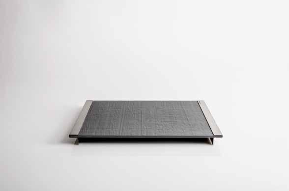 Collezione Slash design Claudio La Viola Piatto Rettangolare rectangular plate, teller rechtecking COL Piatto Quadrato