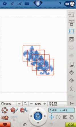 Modalità di selezione Per selezionare un disegno sullo schermo sono disponibili tre metodi diversi.