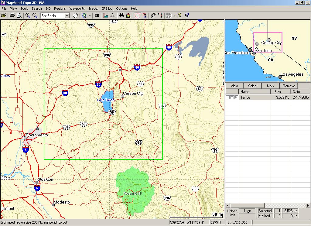 Utilizzo del ricevitore explorist con MapSend 77 Panoramica relativa al caricamento delle mappe dettagliate da MapSend al ricevitore explorist Installare il software MapSend.