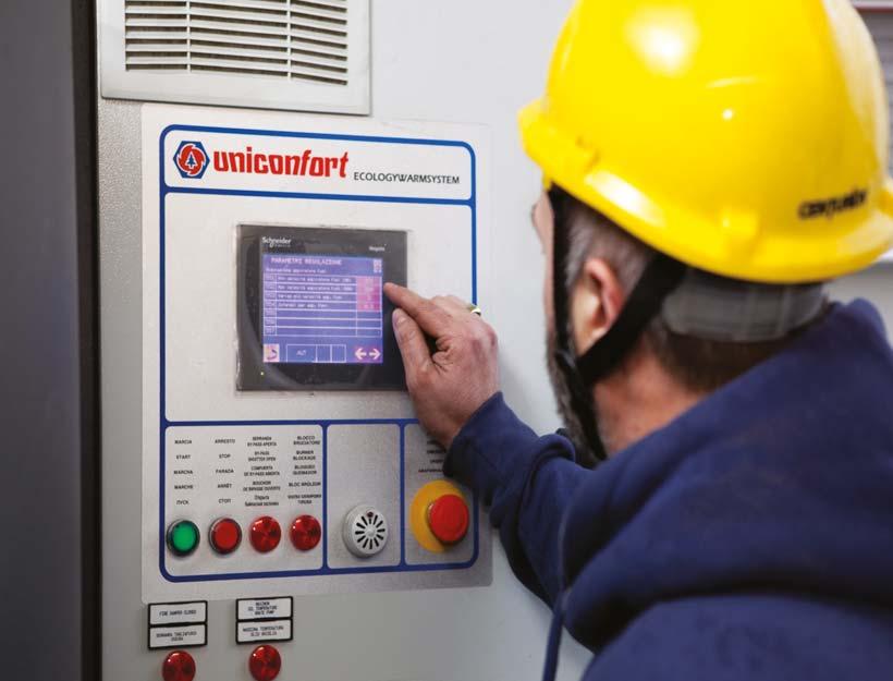 CONTROL SOFTWARE TO CONTROL MACHINERY, ENTIRELY DEVELOPED BY UNICONFORT,