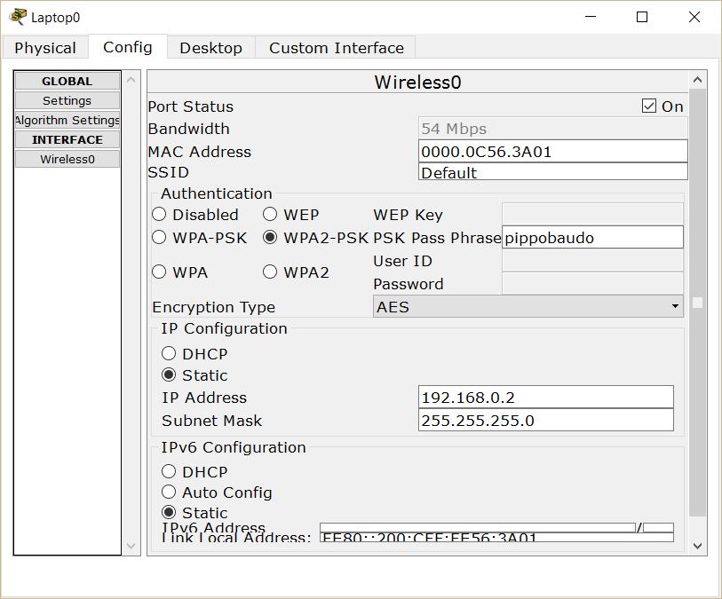 inserimento dell'ip di default sarà il dhcp, quindi se state lavorando con l'ip statico dovrete reimpostarlo. IEEE 802.1x L'802.