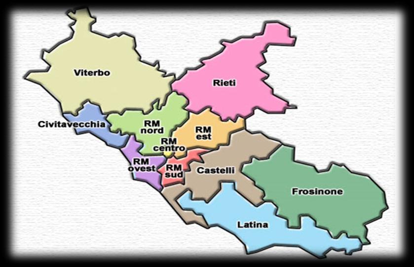 Il Lazio è una regione dell Italia Centrale che si affaccia sul Mar Tirreno, caratterizzata da clima Mediterraneo lungo le coste che diventa progressivamente