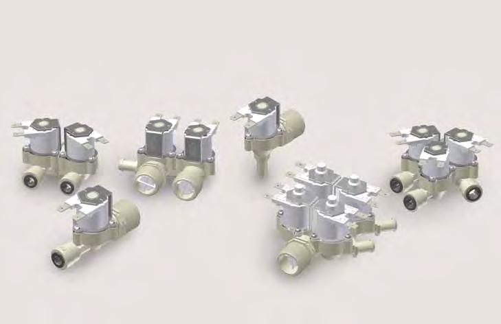 ELETTROVALVOLE SERIE R Solenoid Valves R Series SERIE R CARATTERISTICHE GENERALI General characteristics Grazie alle diverse geometrie delle membrane, ai differenti materiali di composizione e alla