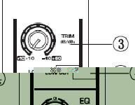 1) MIC INPUT bilanciati su XLR (1 schermo, 2 caldo, 3 freddo) 2) LINE INPUT (mono)