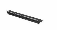 Cablaggio strutturato Patch panel con 24 porte