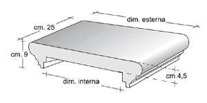 Coprimuro IDROFUGATO realizzato in cemento pressovibrato con idrofugo, resiste perfettamente alla pressione degli agenti atmosferici.