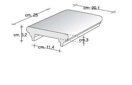 COPRIMURO INTERNO 11,4 CM MAPPETTA DA