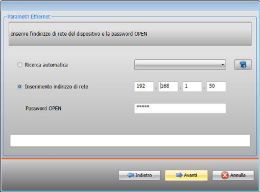 Nella barra strumenti Configura seleziona la voce Invia Configurazione. Appare la schermata in cui impostare la data e l ora.