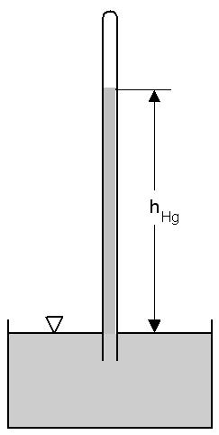 La pressione Atmosferica La pressione atmosferica è il peso di una colonna d'aria che ha una sezione di 1 m².