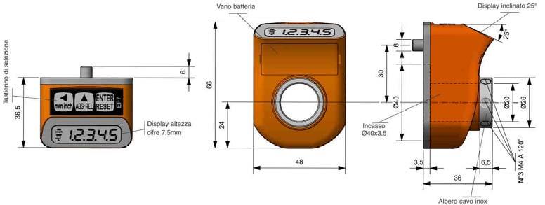 un dispositivo utilizzato per la misura di spostamenti lineari, facile da montare, applicabile a svariate tipologie di macchine industriali.