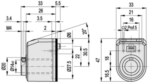 La saldatura ad ultrasuoni tra la base e la cassa di contenimento, oltre ad evitare la penetrazione di polvere ne impedisce il distacco nell uso. Colore cassa: - C3 grigio RAL 7035, finitura lucida.