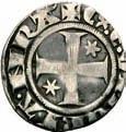 Listini (1909), seguito dal CNI, attribuisce erroneamente questa moneta al vescovo Ranieri I degli Ubertini, 1252-1258, affermando che la stessa, contraddistinta dal motto crux est victoria nostra