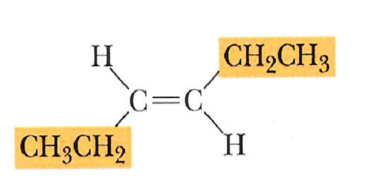 Nomenclatura degli Alcheni Isomeria negli alcheni 3 2 3 1 4 5 3