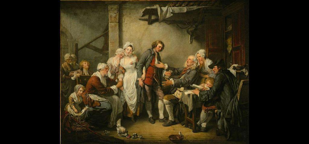 The marriage contract 1761