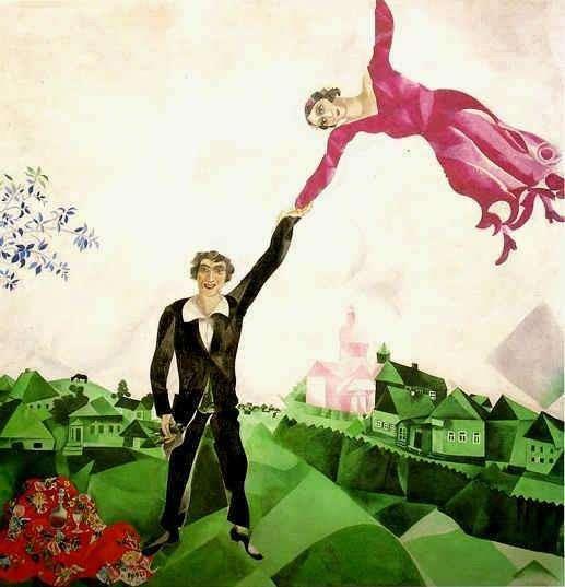 Marc Chagall, La Passeggiata, 1917 Olio su tela,