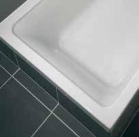 Una caratteristica particolare della serie Prime-line è la marcata differenza nella larghezza dei bordi delle vasche.