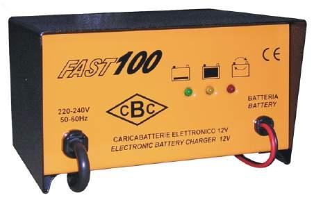 Indicazione della carica con amperometro elettromagnetico su EB 200. Funzione di alimentatore tampone per la sostituzione batterie su EB 200. Indicatori luminosi del ciclo automatico di carica.