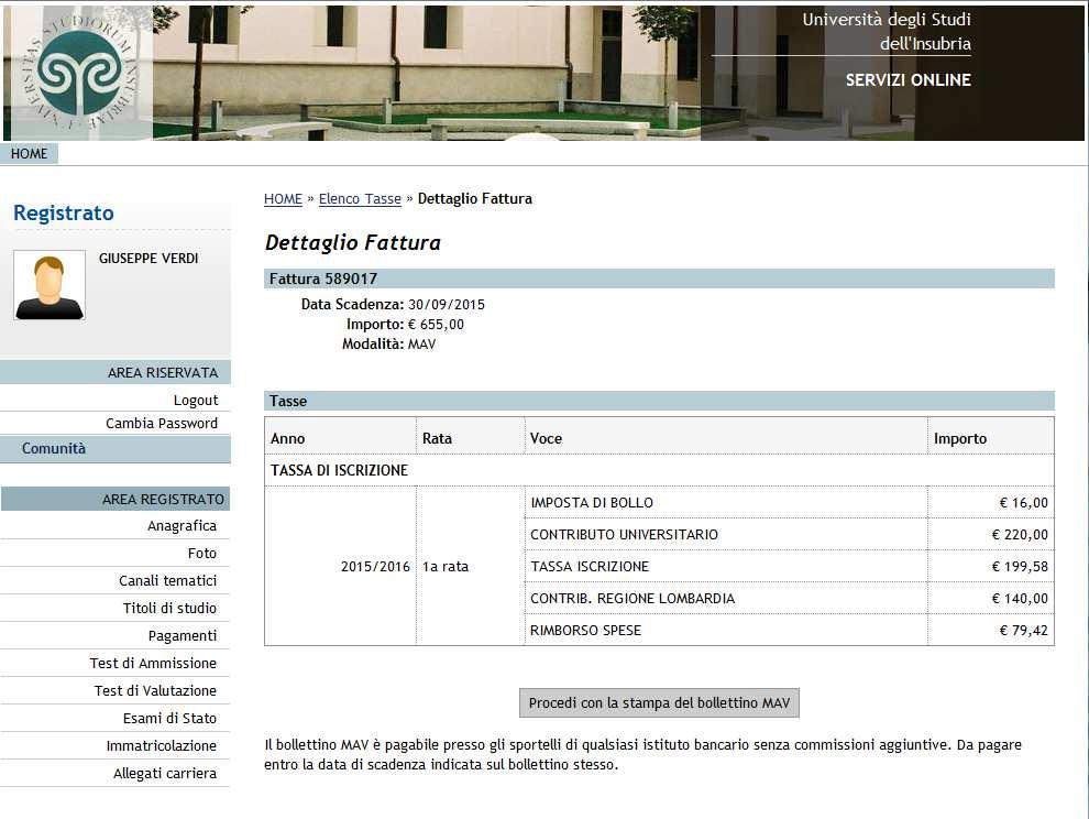 comunicazione all indirizzo di posta elettronica indicato in fase di registrazione per confermare l