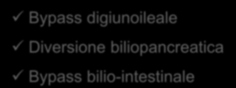 Diversione biliopancreatica Bypass