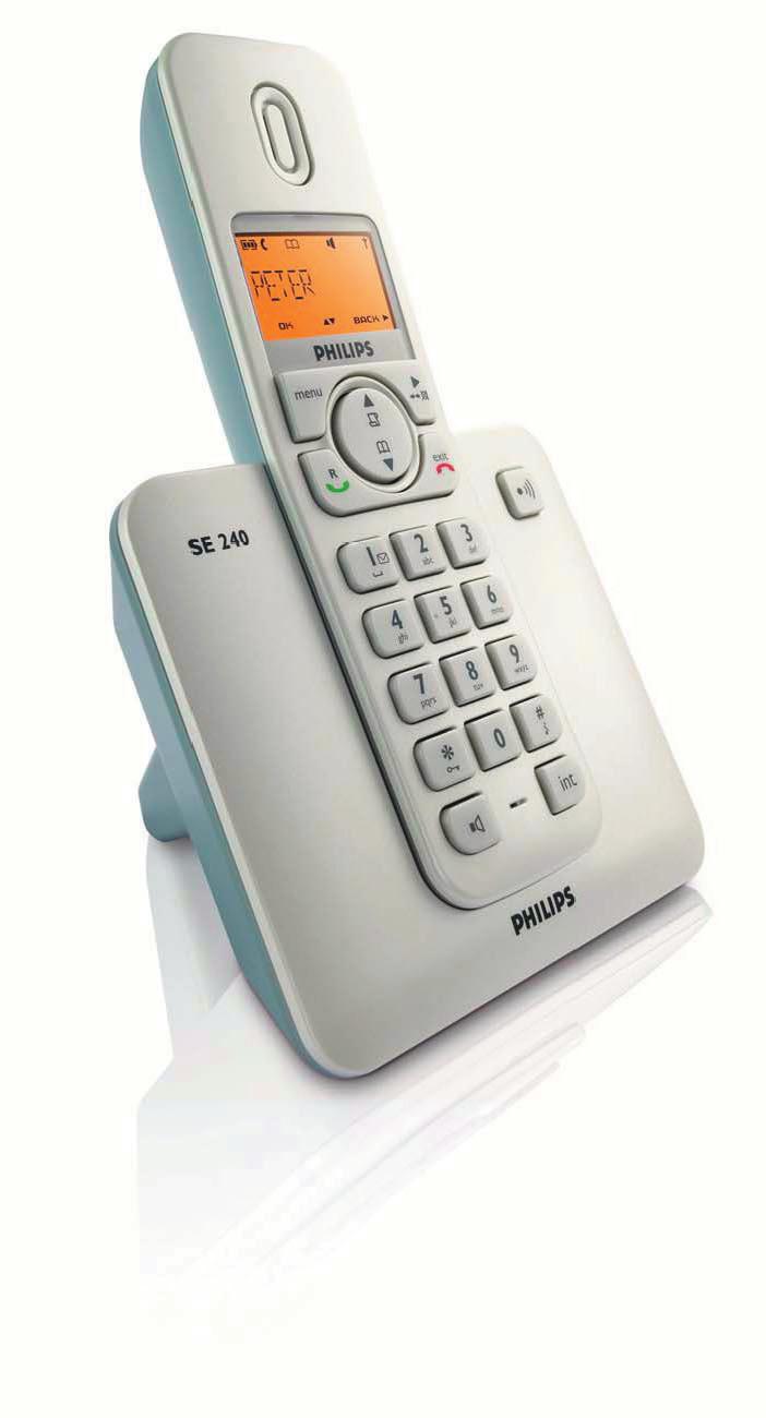 Telefono cordless digitale SE 240 Telefono cordless digitale con segreteria