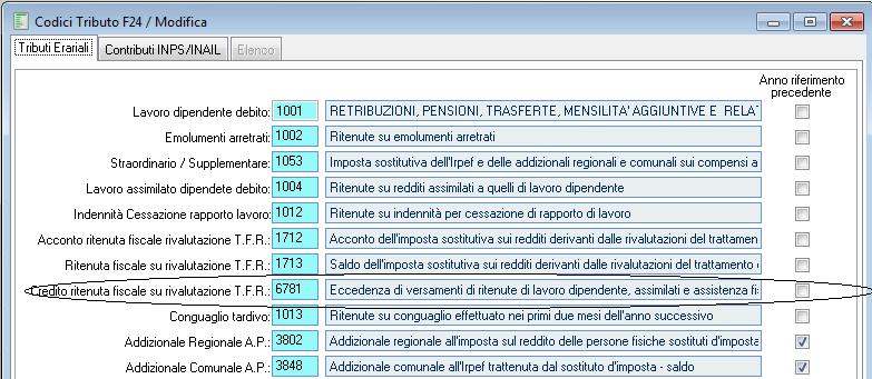 In caso di compensazione attraverso il mod.