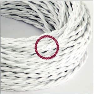 / 131 DAYLIGHTITALIA Cavi trecciati effetto cotone Cotton twisted cable FRRTX 300/300V 2x0,75 o 3x0,75 Cavo flessibile a spirale visibile
