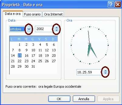 Impostare Data e Ora Dal Pannello di Controllo è possibile accedere alla 1 2 3 finestra Data, ora, lingua e opzioni internazionali, dalla quale è possibile impostare la data e l ora correnti: è