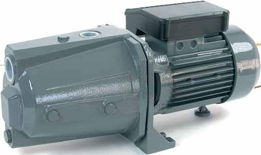 ELETTROPOMPE AUTOADESCANTI JET SELFPRIMING JET PUMPS LIMITI D IMPIEGO - Pressione max.