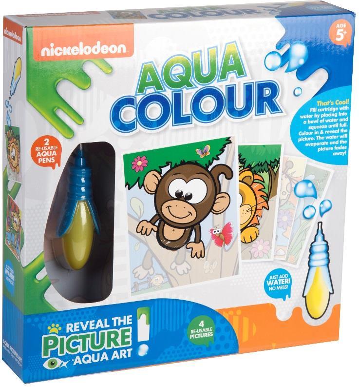 5+ 65-7260 Aqua Colour - Set Acqua Colour Caratteristiche: Il set Acqua Colour di Nickelodeon è l ideale per creare divertenti e