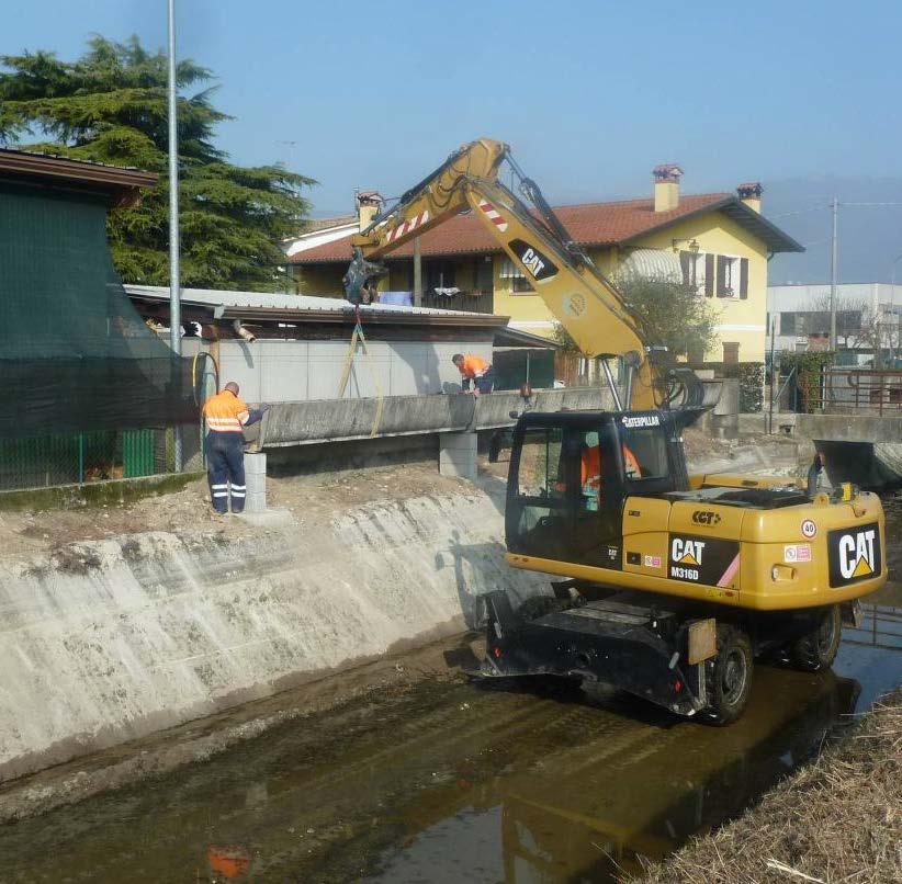 CANALETTA MEDOACO, ripristino della livelletta delle canalette per un tratto di circa 500