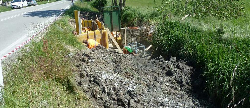 Sono invece in corso i seguenti interventi: 1316 - FONTANON DEL DIAVOLO, ripristino ferma irrigua per sifonamento nei pressi di via M.