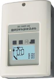 Centralina solare Medi impianti Centralina solare SC 0402 HE Regolatore solare per impianti di medie dimensioni. Con 25 sistemi di base pre impostati.