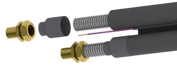 Solarpipe Nano Accessori Solarpipe Set di collegamento rapido Attacco rapido, guarnizione in metallo con bocchettone 22 mm Facile montaggio: 1. Allentare il dado di ca. ½ giro 2.