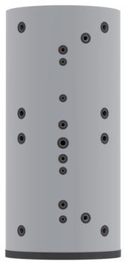 Accessori pompe di calore Sistema di riscaldamento ad alta efficienza con componenti perfettamente abbinate Installazione della pompa di calore La pompa di calore è installata all'esterno con un