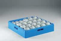 Set da 5 pezzi sottotavolo, Cestello blu per tazze o tazzine per 20 tazze o 24 tazzine con inserto
