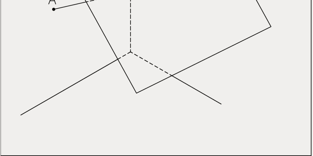 proiezione o Quadro), significa costruire la retta r passante per O e per A e intersecare (sezionare) il piano µ.