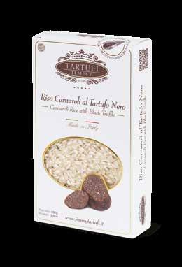 Il Tartufo presente in piccoli granelli essiccati crea un connubio perfetto che vi stupirà per il suo aroma intenso.