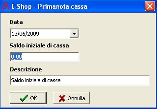 Innanzitutto esistono 3 procedure semplificate per assolvere alle più comuni operazioni: 1) Saldo iniziale di Cassa.