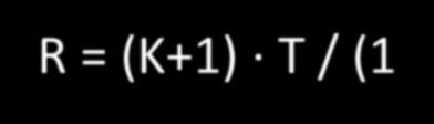 Transazioni che condividono i dati R = (K+1) T + R/2 K (K (N-1)/2D) tempo medio di risposta R = (K+1) T / (1-(K 2 (N-1)/4D)) N = R X - (legge di Little) da cui : X 2 N 1 N 1 K 4D K 1T 30,00 25,00