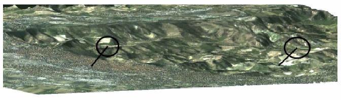Utilizzo di immagini satellitari ad alta risoluzione a fini cartografici E stata utilizzata un immagine acquisita dal sensore Ikonos II nell area di Bologna e un DTM con passo di 40m derivato dalla