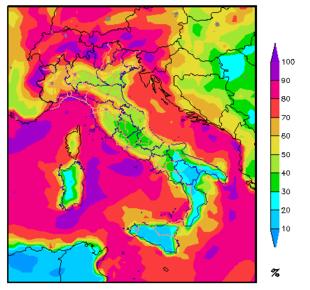 2.4 Umidità relativa a grande scala I dati