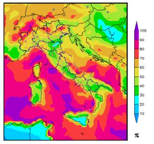 il modello di calcolo WRF-ARW operativo