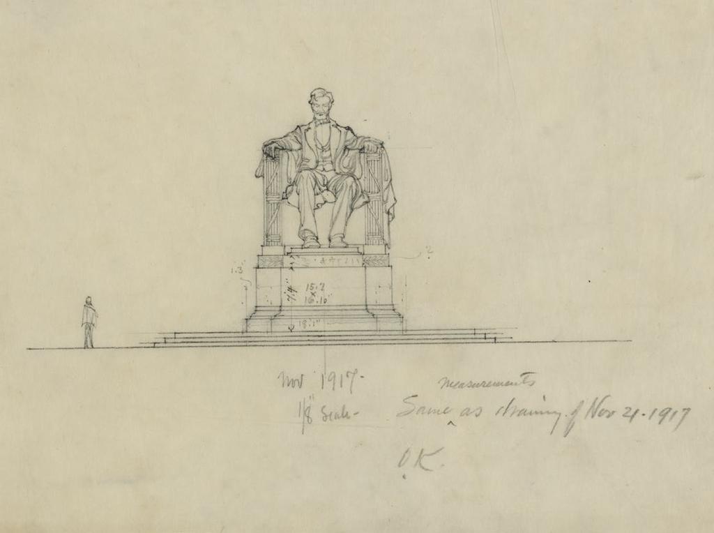 Gli artefici del Memorial Molte furono le persone coinvolte nella progettazione e nella costruzione del Lincoln Memorial, ma gli artefici principali furono l architetto Henry Bacon, lo scultore